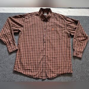 Cinch Plaid Men's Rodeo Button Down Long Sleeve Western Shirt Size X-large